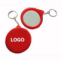 Round Tinplate Mirror Keychain